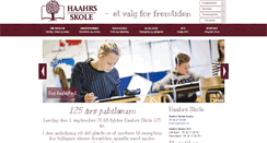 Desktop Screenshot of haahrs.dk