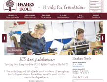 Tablet Screenshot of haahrs.dk